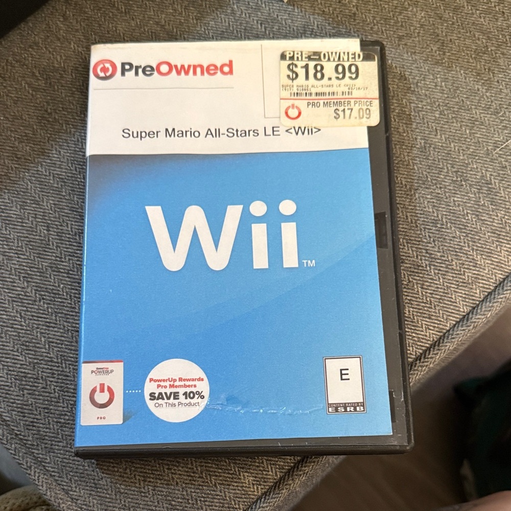 Wii Super Mario All-Stars LE Game